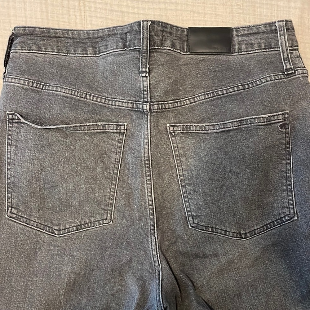 Madewell curvy perfect vintage jean grey 30T 30 tall